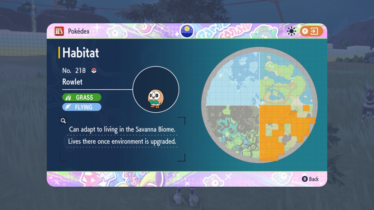  Pokemon SV DLC Rowlet location